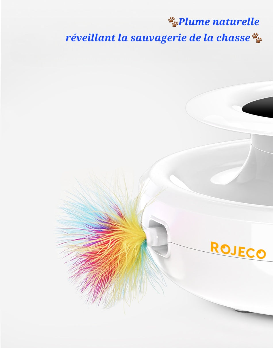 ROJECO 2 en 1 Jouets intelligents pour chat