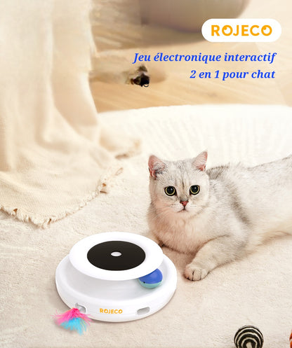 ROJECO 2 en 1 Jouets intelligents pour chat